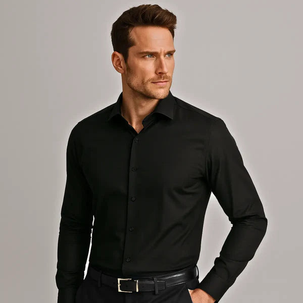 Camicia antigrinze dal taglio aderente