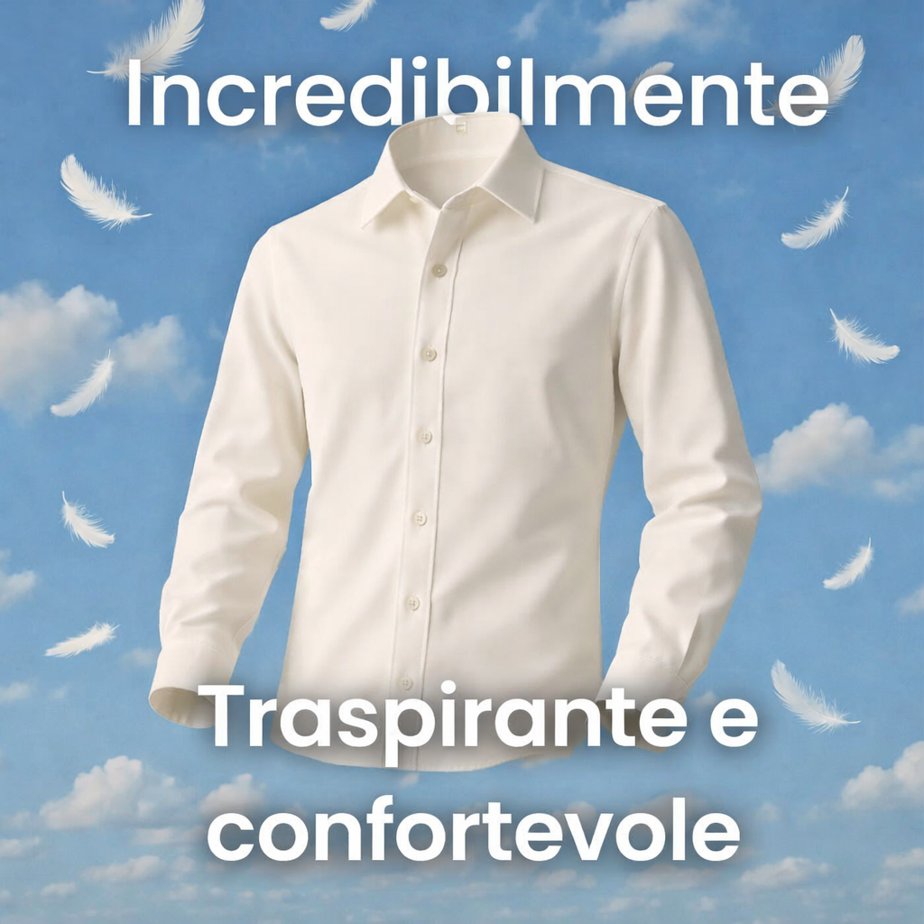 Camicia antigrinze dal taglio aderente