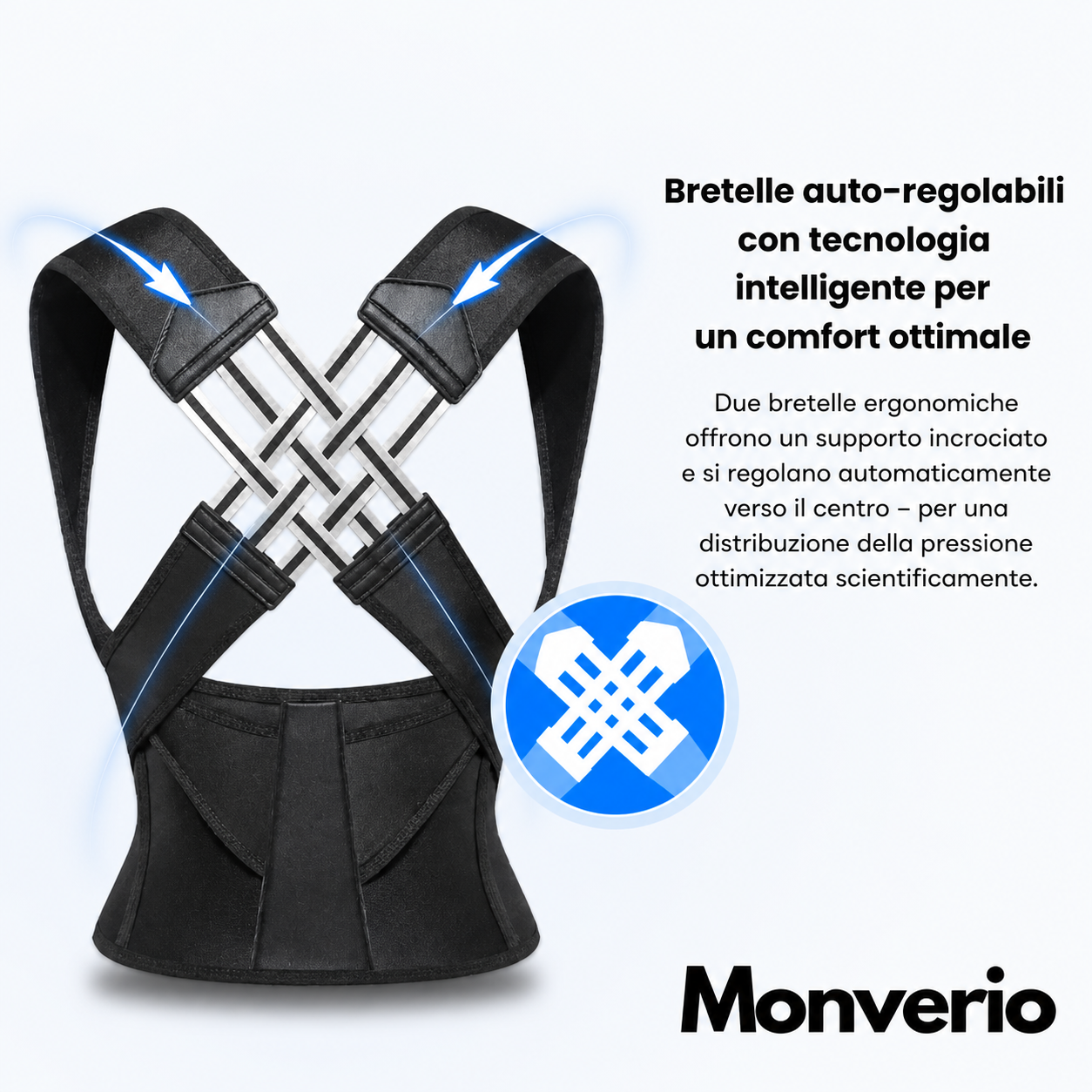Cintura Monverio - Allevia i dolori alla schiena e migliora la postura
